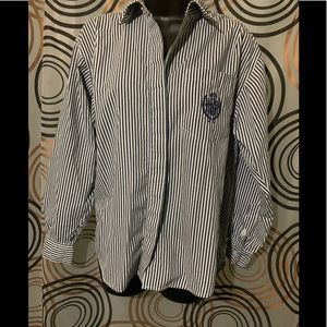 🔥 5/$25- Tripos Stripped Shirt Sz 10